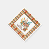 Serviette En Papier Festive Thanksgiving Gnomes (Coin)
