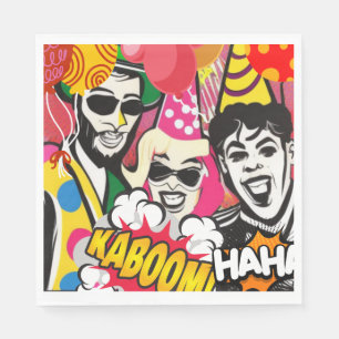 Serviette En Papier Fête