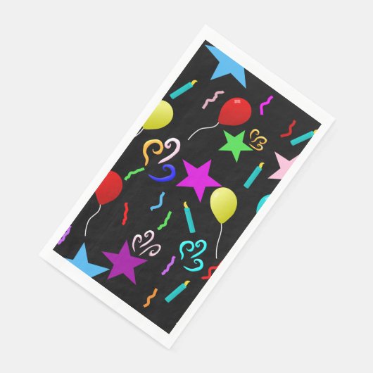 Serviette En Papier Fête ! (Coin)