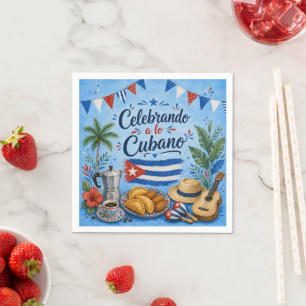 Serviette En Papier Fête à la Cubaine