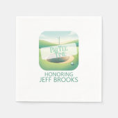 Serviette En Papier Fête à thème de golf (Devant)