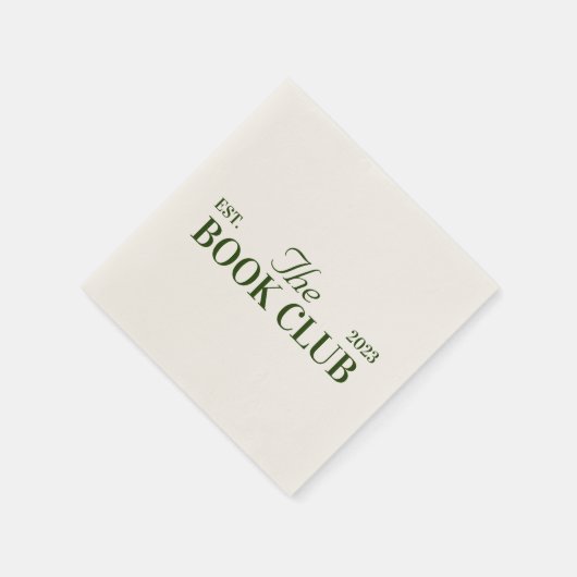 Serviette En Papier Fête à thème du club de lecture (Coin)