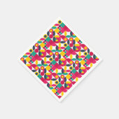 Serviette En Papier Fête à thème rétro (Coin)