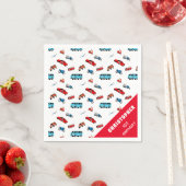 Serviette En Papier Fête à thème Voiture classique (En situation)