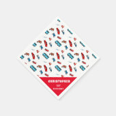 Serviette En Papier Fête à thème Voiture classique (Coin)