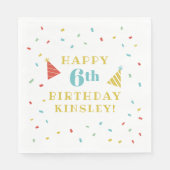 Serviette En Papier Fête anniversaire de enfant (Devant)