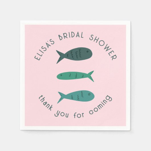 Serviette En Papier Fête au bord de la mer, Réception de mariage, Peti (Devant)