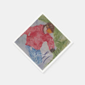Serviette En Papier Fête au chalet de ski (Coin)