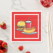 Serviette En Papier Fête BBQ (En situation)