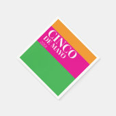 Serviette En Papier Fête BBQ Cinco De Mayo (Coin)