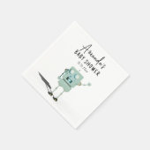 Serviette En Papier Fête bébé Robot garçon (Coin)