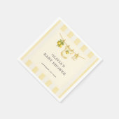 Serviette En Papier Fête Bébé Thème Citron: Can't Wait to Squeeze Stri (Coin)