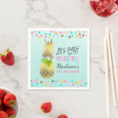 Serviette En Papier Fête comme un ananas fête Anniversaire Napkin (En situation)