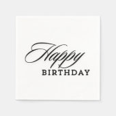 Serviette En Papier Fête d'anniversaire (Devant)