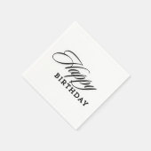Serviette En Papier Fête d'anniversaire (Coin)