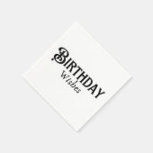 Serviette En Papier Fête d'anniversaire (Coin)