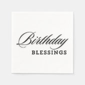 Serviette En Papier Fête d'anniversaire (Devant)