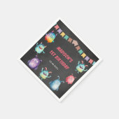 Serviette En Papier Fête d'anniversaire à thème de Little Monster (Coin)
