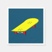 Serviette En Papier Fête d'anniversaire à thème Skateboard (Devant)