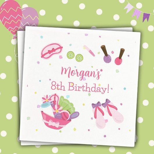 Serviette En Papier Fête d'anniversaire au Spa