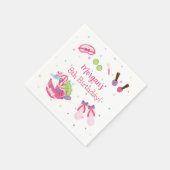 Serviette En Papier Fête d'anniversaire au Spa (Coin)
