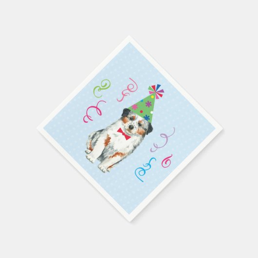 Serviette En Papier Fête d'anniversaire Aussie (Coin)