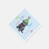 Serviette En Papier Fête d'anniversaire Bouvier des Flandres Napkins (Coin)