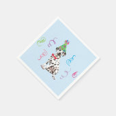 Serviette En Papier Fête d'anniversaire Dalmatie Napkins (Coin)