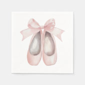 Serviette En Papier Fête d'anniversaire de Ballerina (Devant)