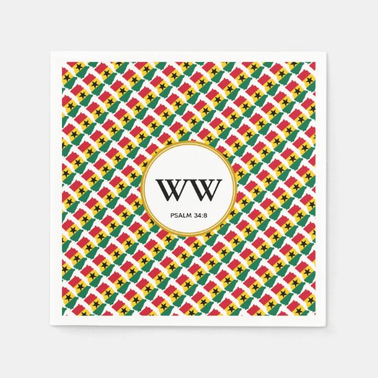 Serviette En Papier Fête d'anniversaire de célébration du drapeau du G (Devant)