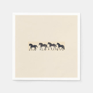 Serviette En Papier Fête d'anniversaire de Cowboy - Cheval