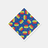 Serviette En Papier Fête d'anniversaire de Crab Beach (Coin)