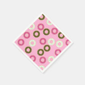 Serviette En Papier Fête d'anniversaire de Donut (Coin)