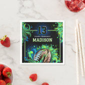 Serviette En Papier Fête d'anniversaire de football (En situation)