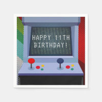 Fête d'anniversaire de jeu vidéo d'arcade