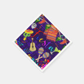 Serviette En Papier Fête d'anniversaire de la célébration de la Fiesta (Coin)