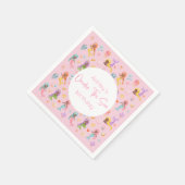 Serviette En Papier Fête d'anniversaire de la sirène (Coin)