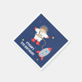Serviette En Papier Fête d'anniversaire de l'astronaute spatial Rocksh (Coin)