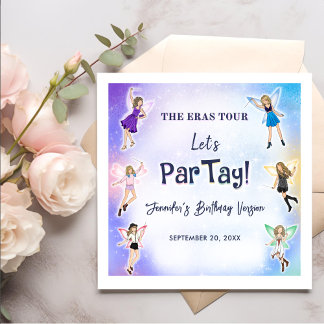 Serviette En Papier Fête d'anniversaire de l'ère