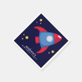 Serviette En Papier Fête d'anniversaire de l'espace astronaute personn (Coin)