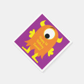 Serviette En Papier Fête d'anniversaire de Little Monster (Coin)