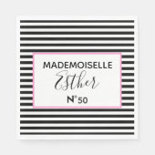 Serviette En Papier Fête d'anniversaire de mariage Glam & Glitz Coutur (Devant)