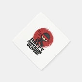 Serviette En Papier Fête d'anniversaire de ninja (Coin)