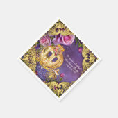 Serviette En Papier Fête d'anniversaire de princesse de conte de fées (Coin)