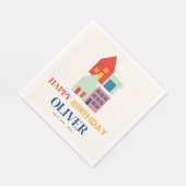 Serviette En Papier Fête d'anniversaire de quartier (Coin)