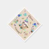 Serviette En Papier Fête d'anniversaire de Sloth (Coin)