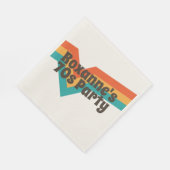 Serviette En Papier Fête d'anniversaire des années 70 (Coin)