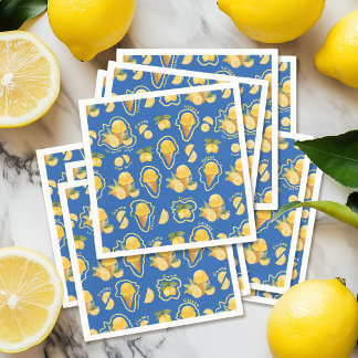 Serviette En Papier Fête d'anniversaire d'été La Dolce Vita Amalfi