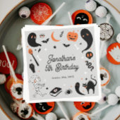 Serviette En Papier Fête D'Anniversaire D'Halloween Pour Garçons