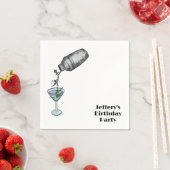 Serviette En Papier Fête d'anniversaire d'hiver pour adultes (En situation)